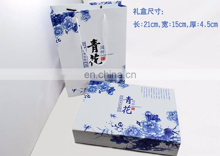 Novelty Business Gift Set Chineses Style Power Bank 6000mah+ 8gb USB with Papery Package