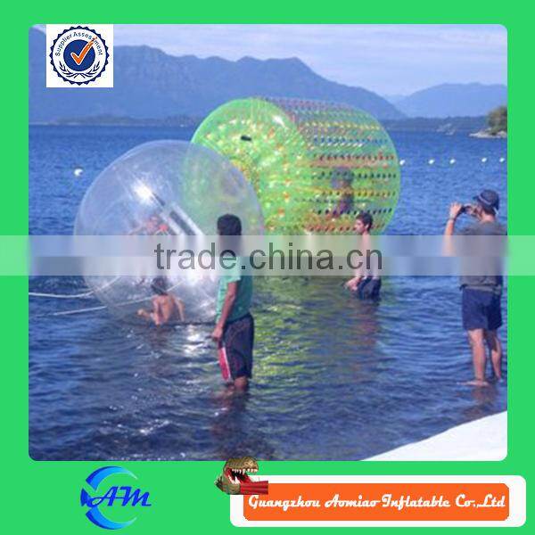 Best quality PVC outdoor giant transparent water rollers for sale