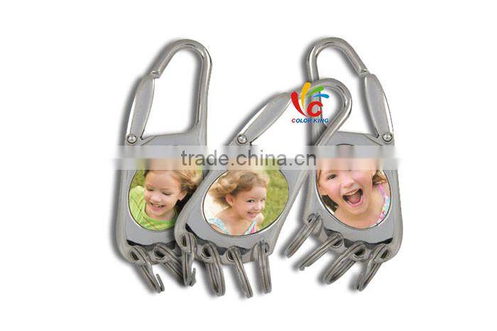 Sublimation DIY Hot Colorful Printing Metal Blank Key Chain