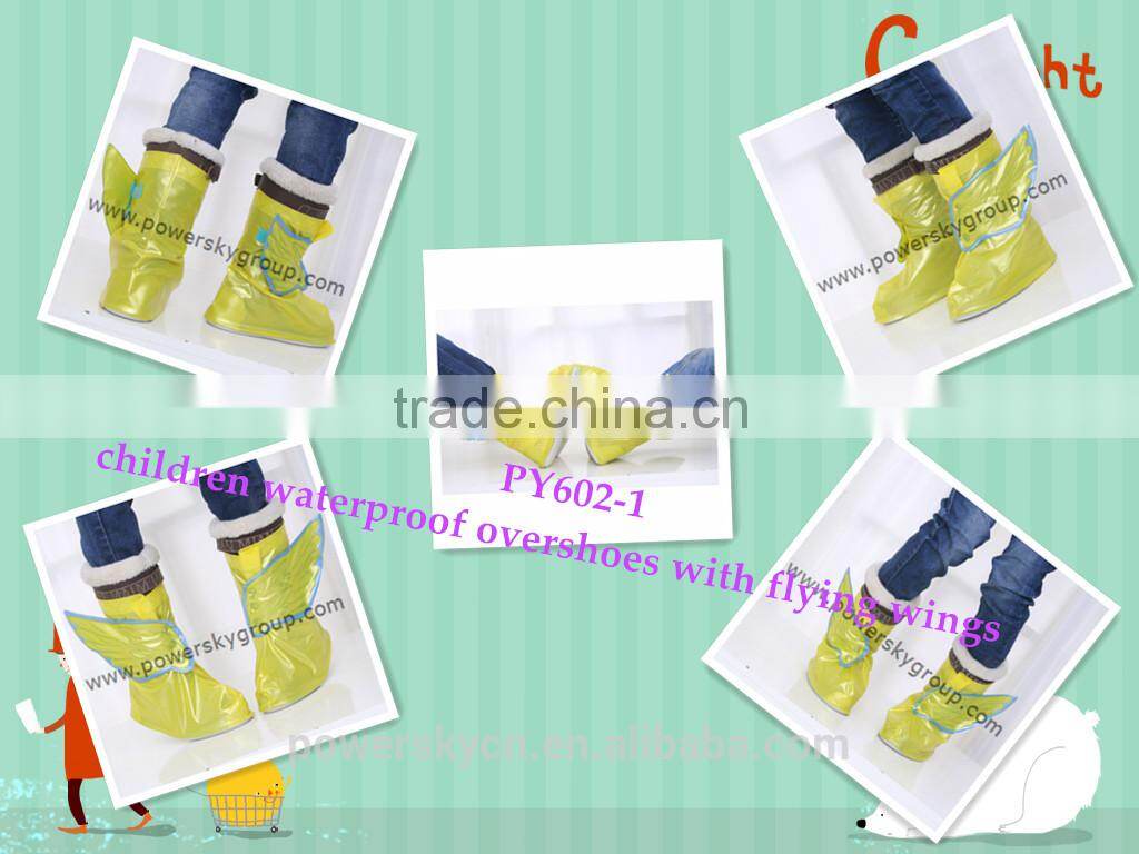 Transparent rain-proof shoe cover man galoshes with high quality