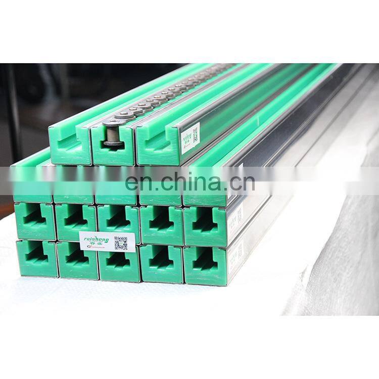 Oem Custom Length Size Wear Resistant Sliding Door Track Rail Nylon Plastic Chain Guide