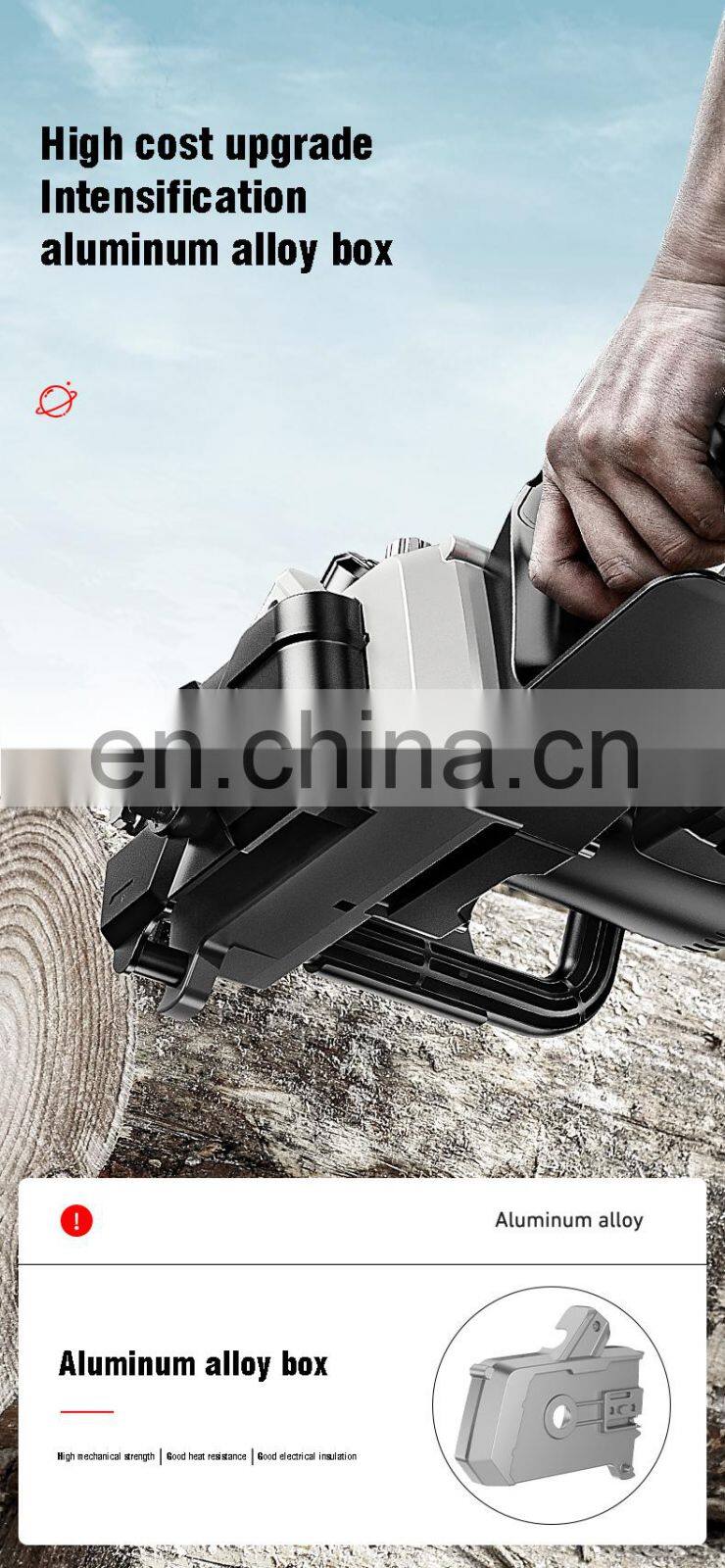 BWL15-2 portable gasoline electric cordless chainsaw lithium chainsaw chain saw