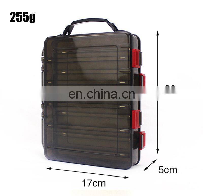20*17*5cm Double-Sided Fishing Lure Box Accessories Hard Lure Bait Fishing Lure Box