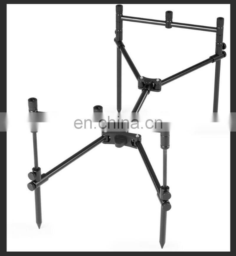 Amazon Fishing Rod Bracket Aluminum Alloy Ground Plug Bracket With Bag Carp Fishing Rod Pod