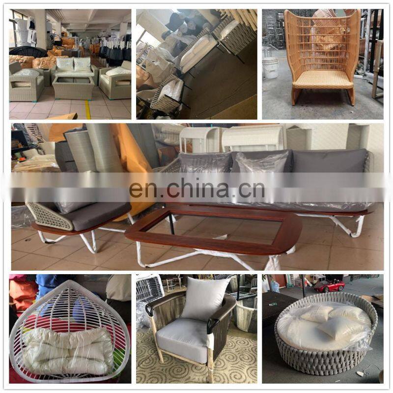 China wholesale high quality garden balcony furniture outdoor rattan chair set