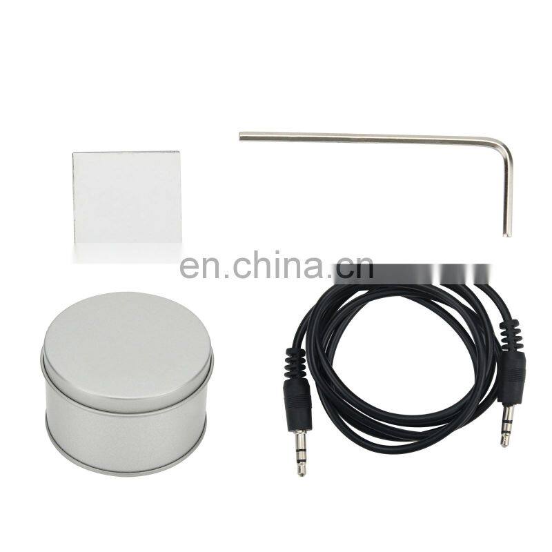 QU-21C Dual Paddle Key Mini Morse Key Telegraph Key CW Key Automatic Base Magnetic Absorption