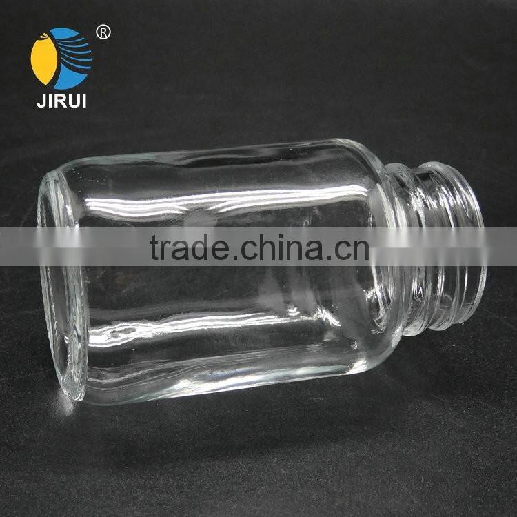 wholesale 100ml high quality food grade glass pill table bottle