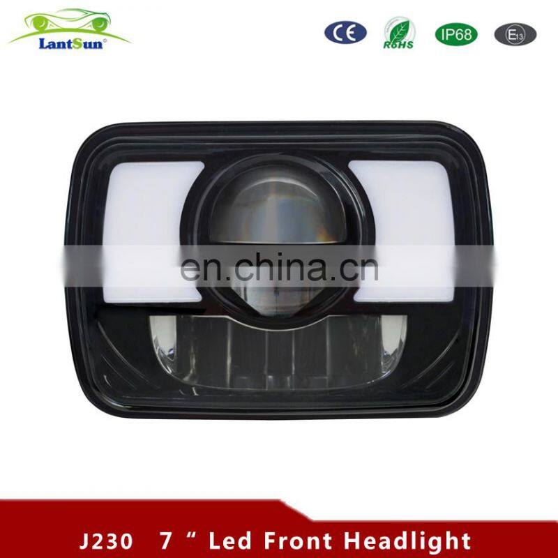 J230 LED WORK LIGHT Aluminum Alloy 5*7INCH 5x7 72w pair 7000L for truck auto car Rectangular LED Headlight with 30W LANTSUN