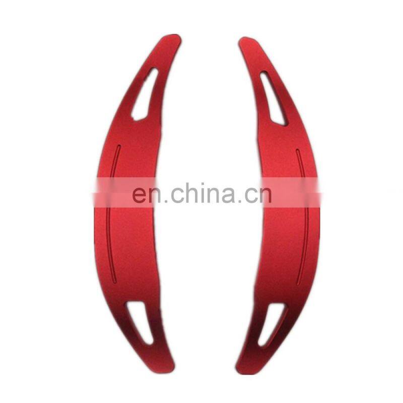 Black Steering Wheel Shift Paddle Shifter Extension For Mercedes-Benz CLA45 Class 2015-2018