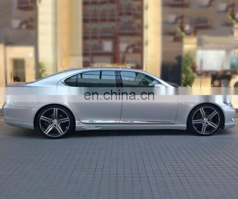Runde ABS Material Old Lexus Upgrade LS600 Style Body Kit For 2006-2012 Lexus LS460 Front Lip Rear Lip Side Skirt