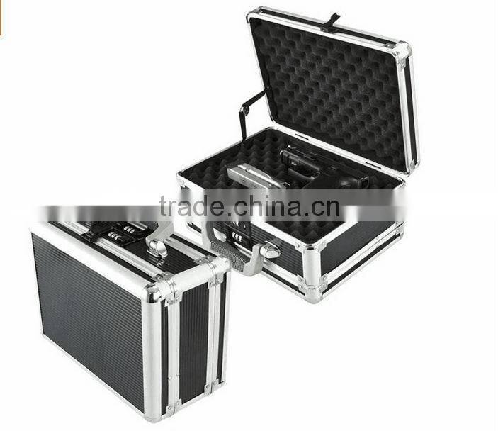 2015 High quality gun cases/aluminum instrument gun case/aluminum hard carry case