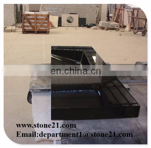 Hebei black granite commercial bathroom countertop