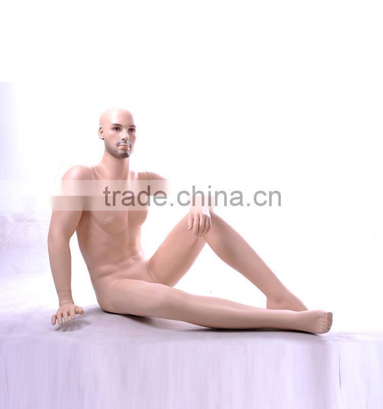 realistic lying male mannequin