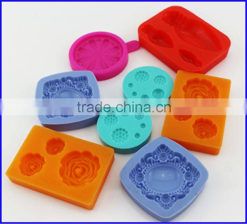 Custom Design Gum Paste Mould Silicone Models Fondant Mini Molds Cake Tools
