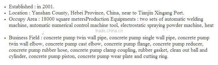 Concrete Pump Pipe Forging End Fitting Flange