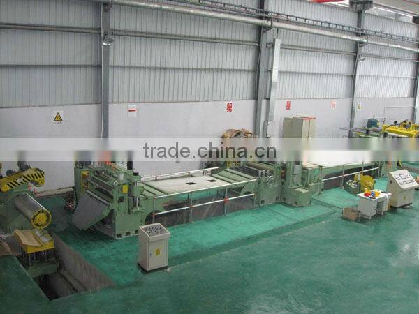steel sheet cut to length machine