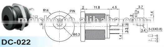 Universal male 3.5mm jack adapter for headphone