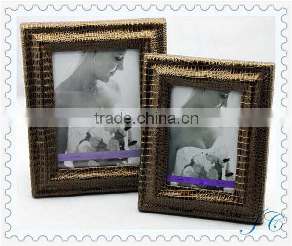 Best Sale Noble Leather Photo picture Frame With High Quality