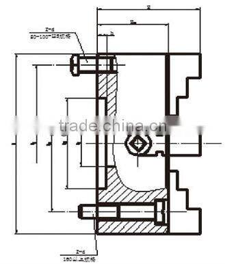 Four-jaw independent chuck