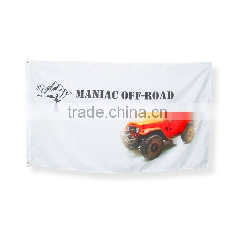 Promotional Price Fashion Design Custom-Made Blank White Flag