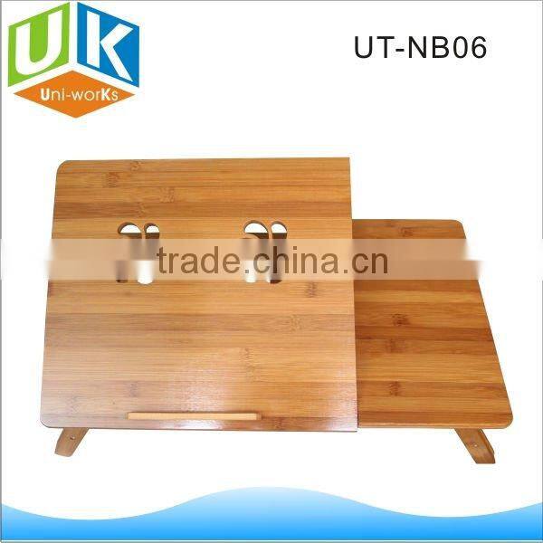 foldable bamboo notebook desk