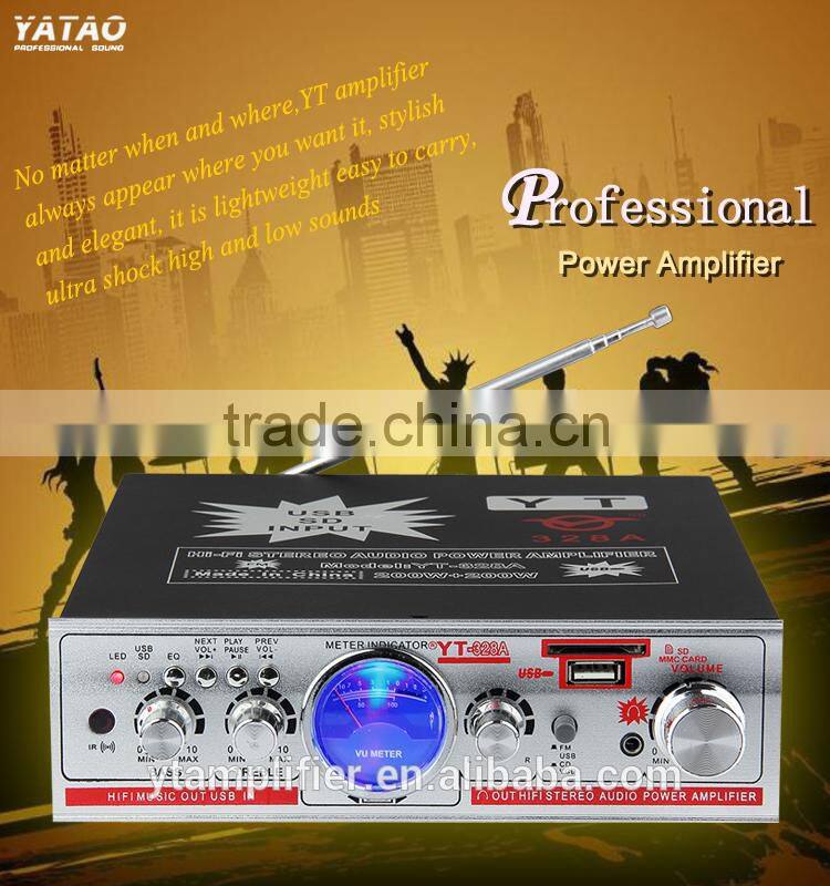 hard drive enclosure aluminum enclosure YT-328A/support mp3 USB/SD/FM