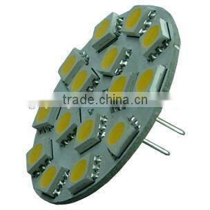 hot selling 2.4W 15 LEDs SMD 5050 G4 pin bus interior light