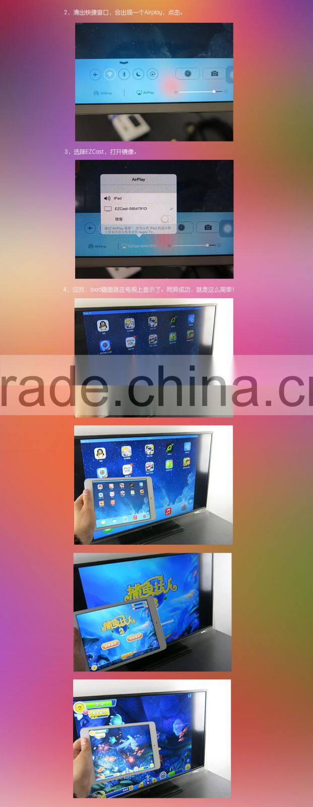 Vensmile V52A ezcast chromecast google Anycast V52A Miracast TV Dongle ezcast v5ii