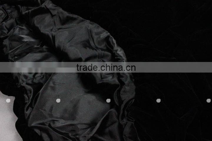 2014 New Arrival name brands black elegant puff sleeve boat neck mid-calf slim fit dress for fashion ladies 140312