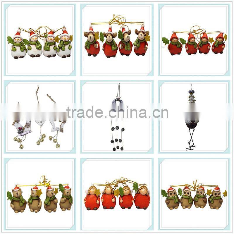 lovely ceramic christmas pendant wood christmas snowman