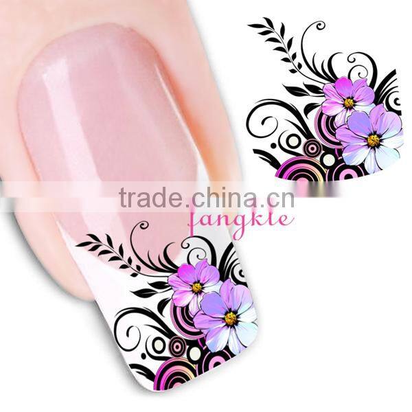 Hotselling water nail tips sticker