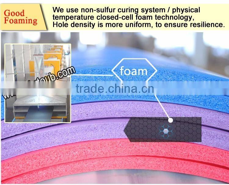 FACTORY OEM 10MM anti-slip eco friendly exercise mats NBR soft washable yoga mat