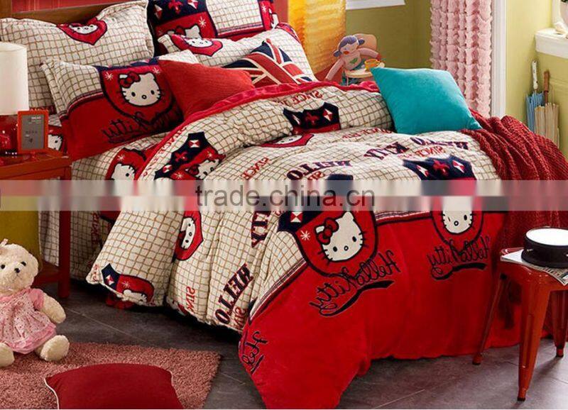 hello kitty kids one piece bed set