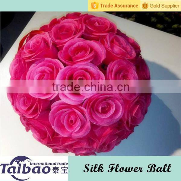 8" diameter middle size event decoration white wedding flower balls