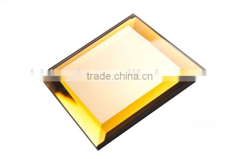 10x10 red glitter crystal clear glass mosaic tile for kitchen