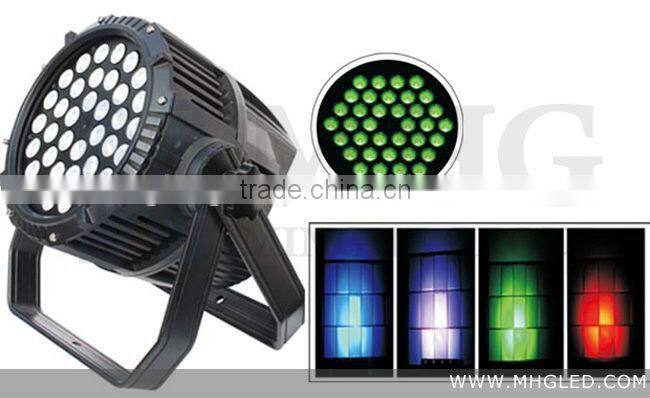 Tri color LED par 64 dj light stand