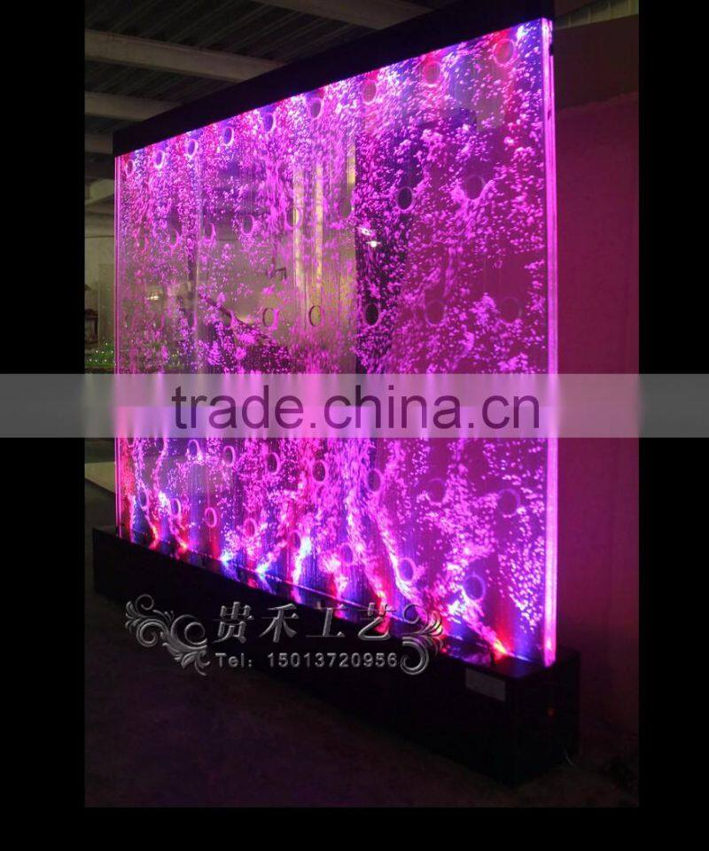modern attractive design led bubble wall water panel