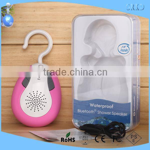 2015 new arrival waterproof bluetooth speaker for iPhone 6