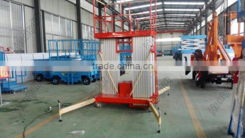 Double mast hydraulic personal lifting kits