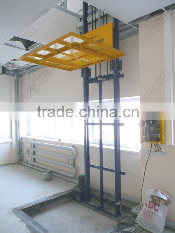 China supplier offers cheap cargo lift 4 meter height elevator/outdoor lift elevators