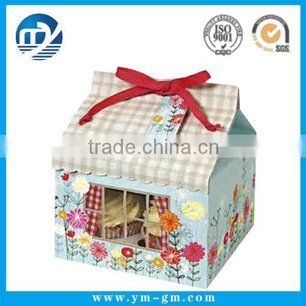 Disposable paper cardboard cake boxes for food packing