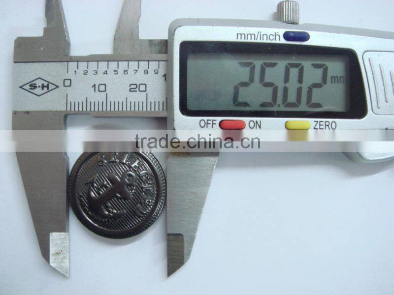 25mm high quality metal brass snap military button