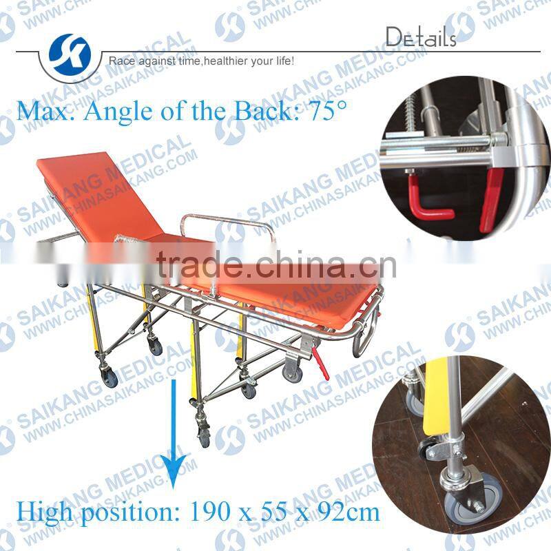 Alibaba China Hospital Used Ambulance Stretcher Trolley