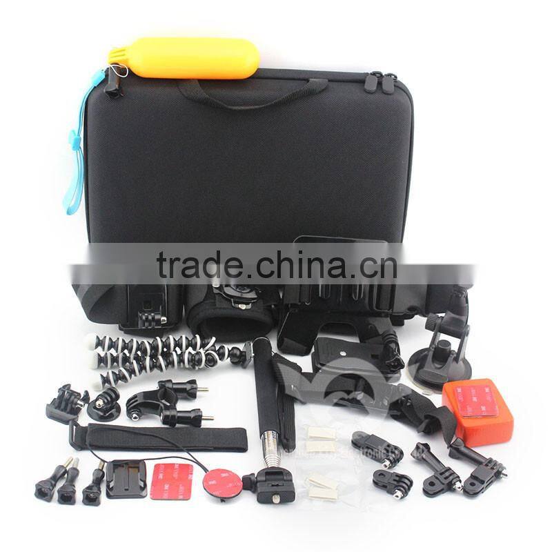 2016 NEW Customized high quality 35 in 1 family kit camera accessories for gopro hero accessories 1 2 3 4 session