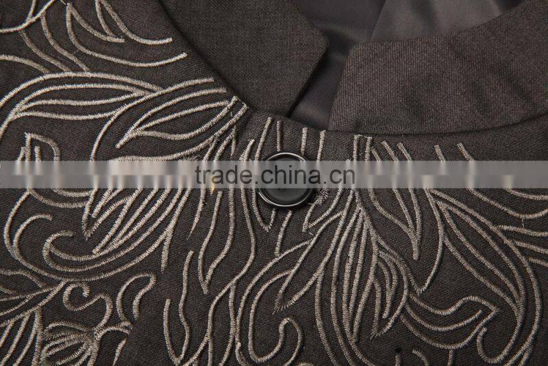 Chinese style men dress wear with standing collar