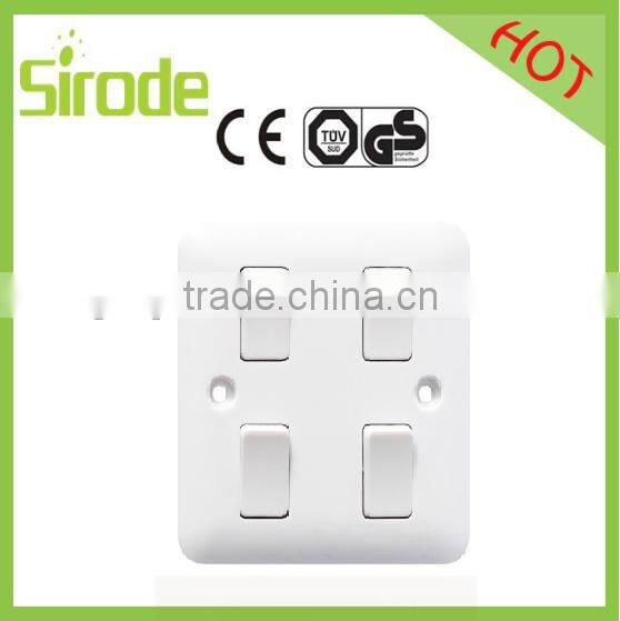 panasonik type BS Standard bakelite UK electrical 10A 1 gang 2 way plate switch