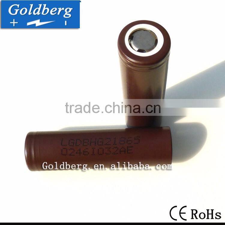 Best seller lg icr18650hg2 3000mah / lg 18650hg2 3.7v icr 18650 li-ion rechargeable battery