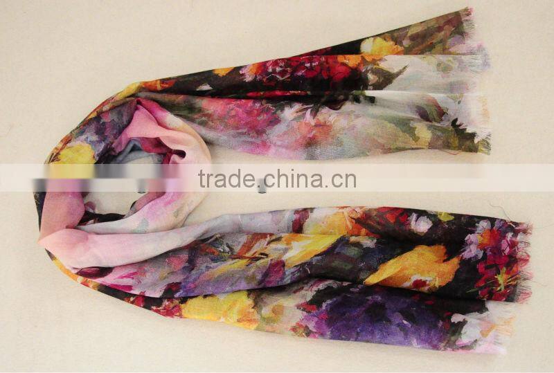 custom wool scarf 2014 newest design 100% custom wool scarf