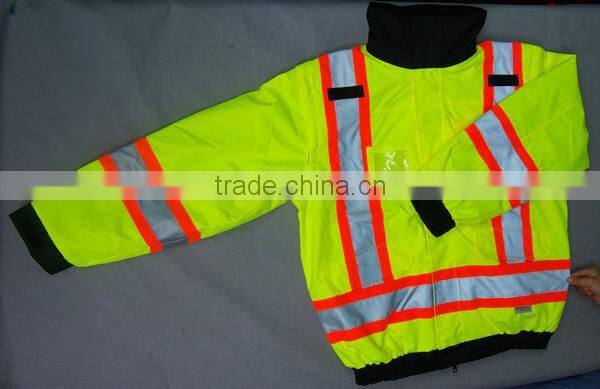 Cheap High Visible Winter Reflective Jacket winter jackets safety bomber jacket
