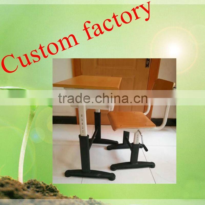 single unit adjustable desk hand crank